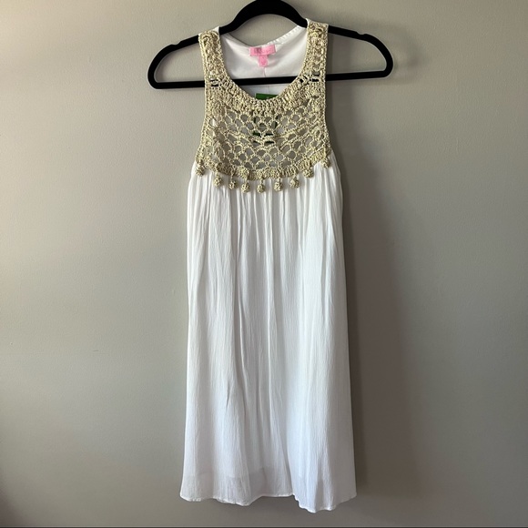 Lilly Pulitzer Dresses & Skirts - LILLY PULITZER Rachelle Dress in Resort White Gold